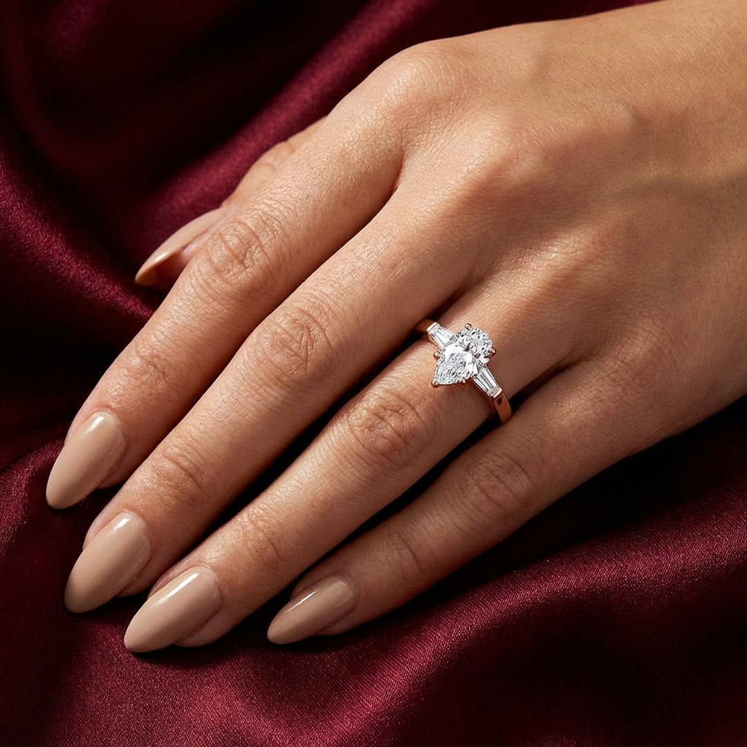 (Royal Asscher Pear - Rose)