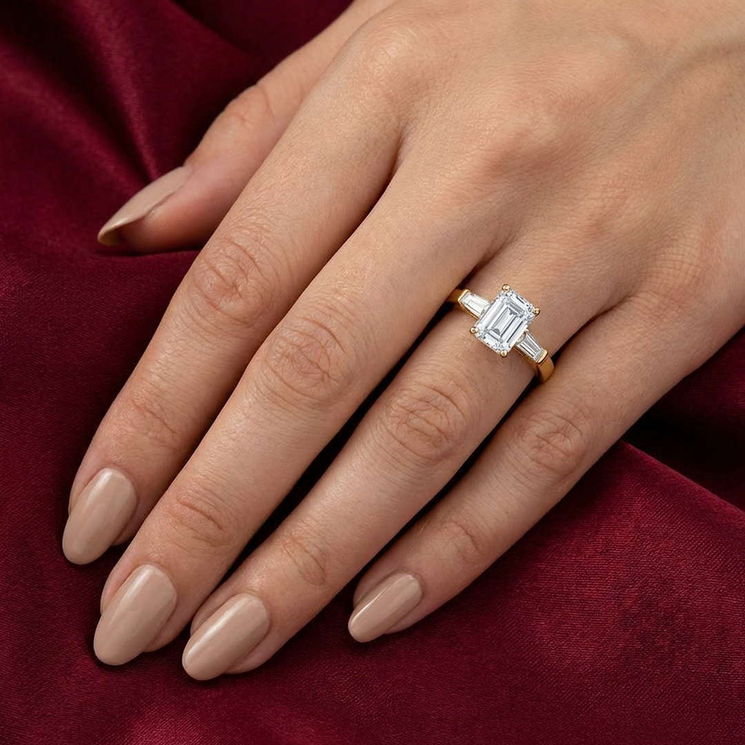 (Royal Asscher Emerald - Yellow)