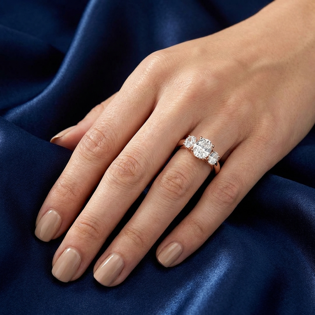 (Royal Asscher Oval - Rose)