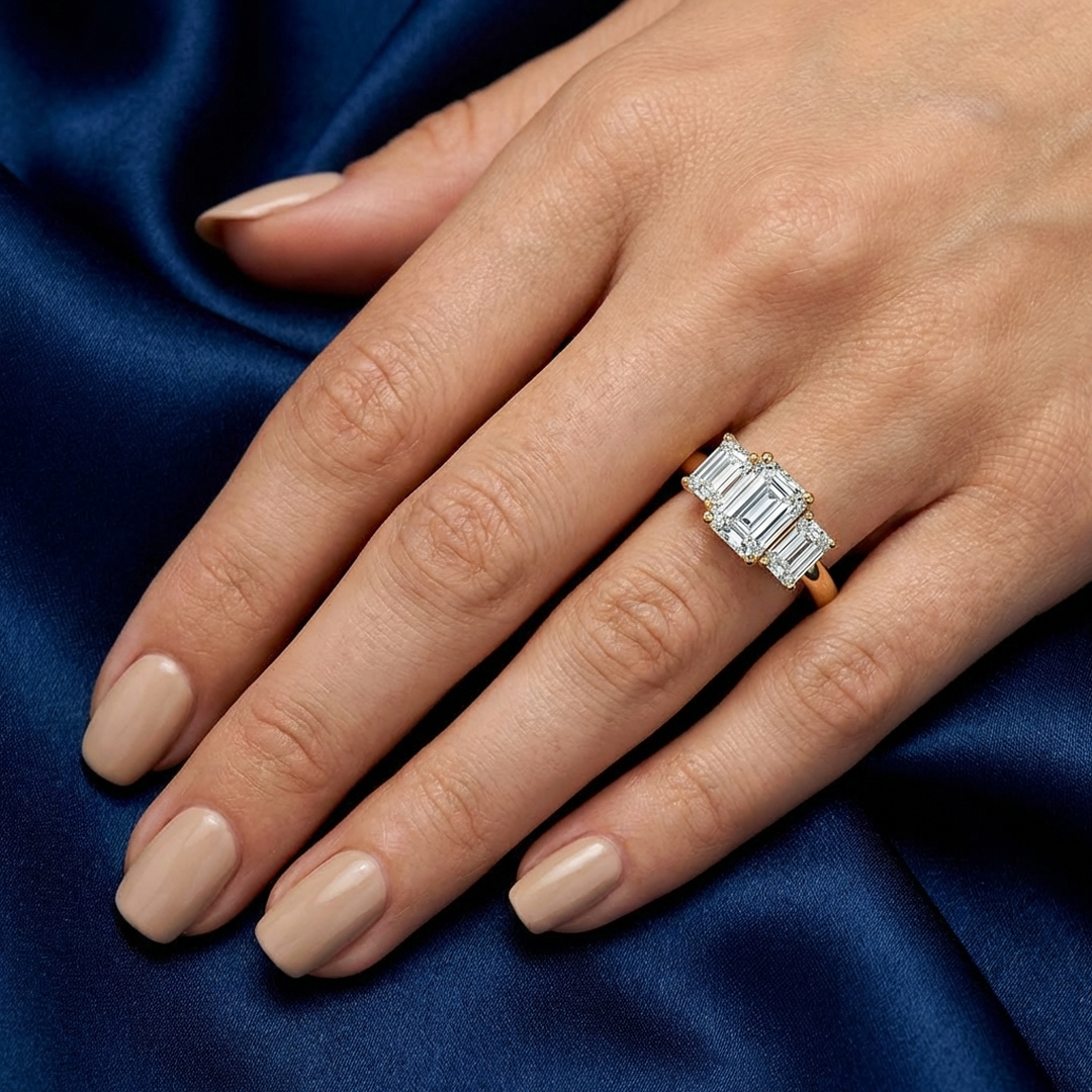 (Royal Asscher Emerald - Yellow)