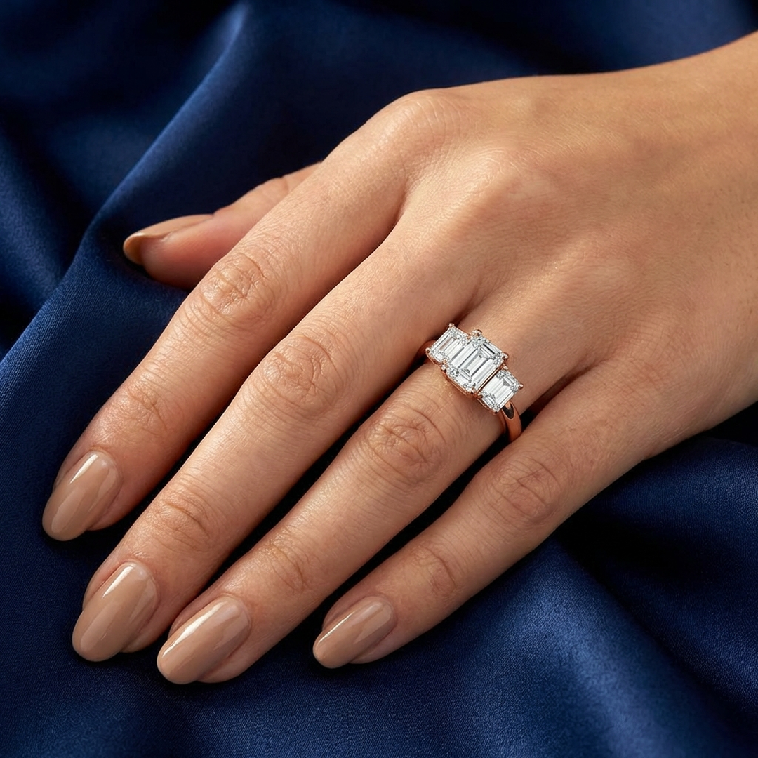 (Royal Asscher Emerald - Rose)