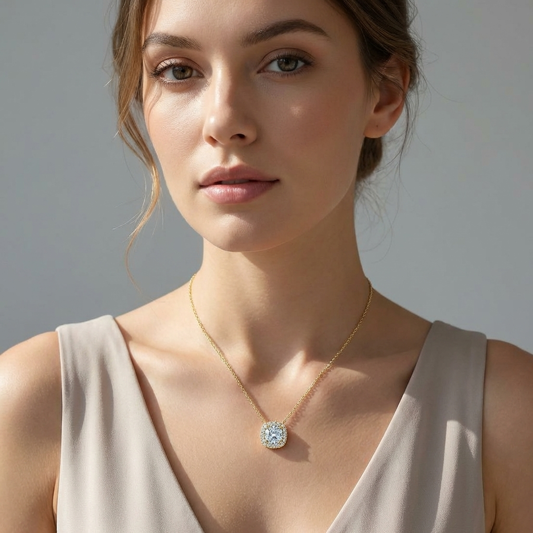 (Royal Asscher Cushion - Yellow)