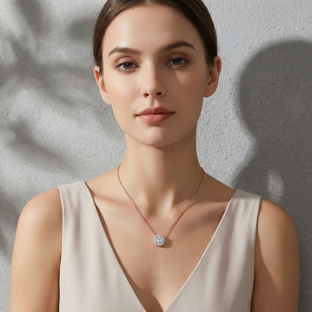 (Royal Asscher Cushion - Rose)