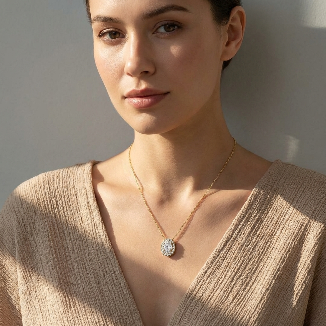 (Royal Asscher Oval - Yellow)