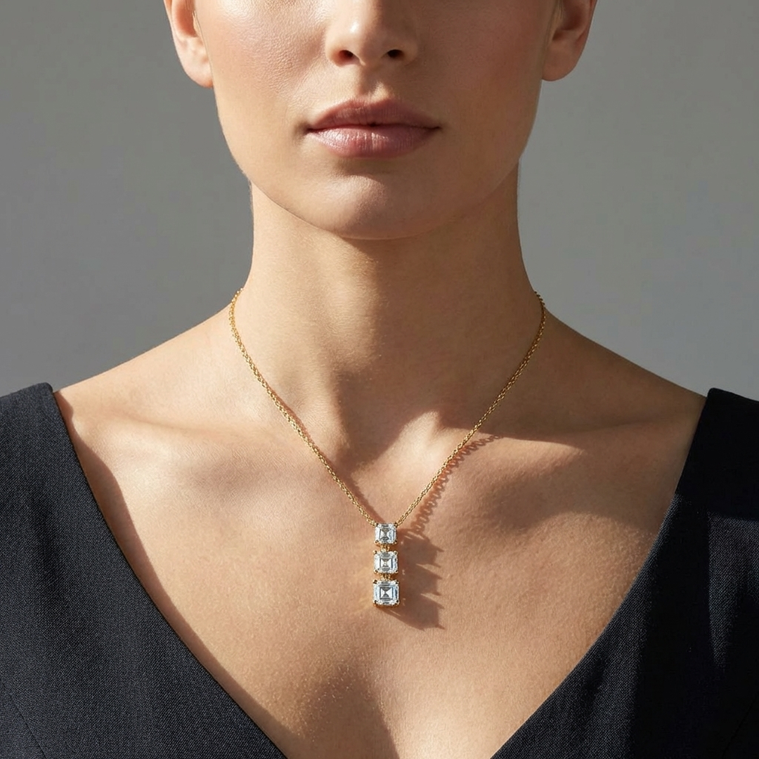 (Royal Asscher Cut - Yellow)