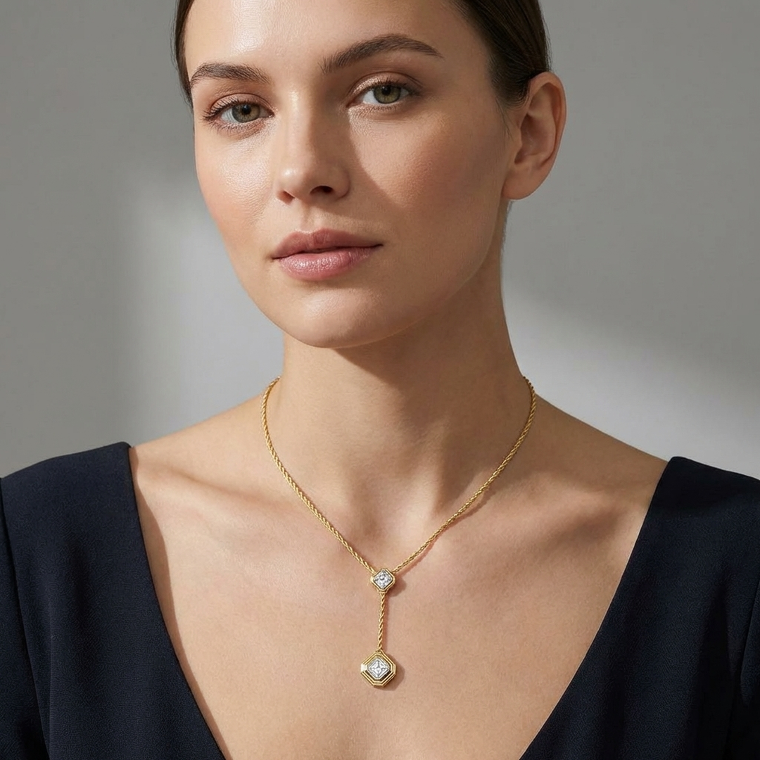 (Royal Asscher Cut - Yellow)