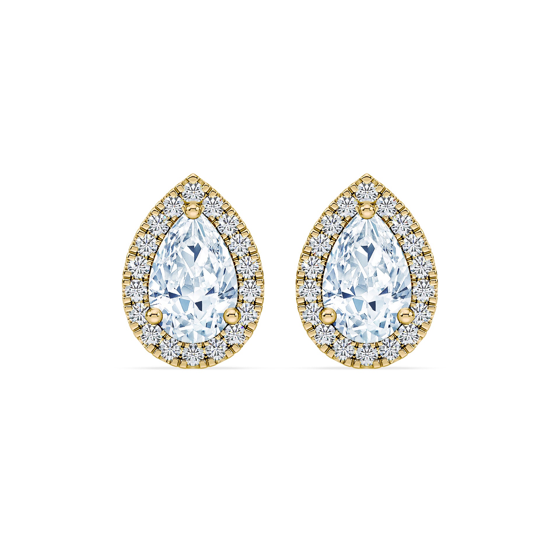 (Royal Asscher Pear - Yellow)