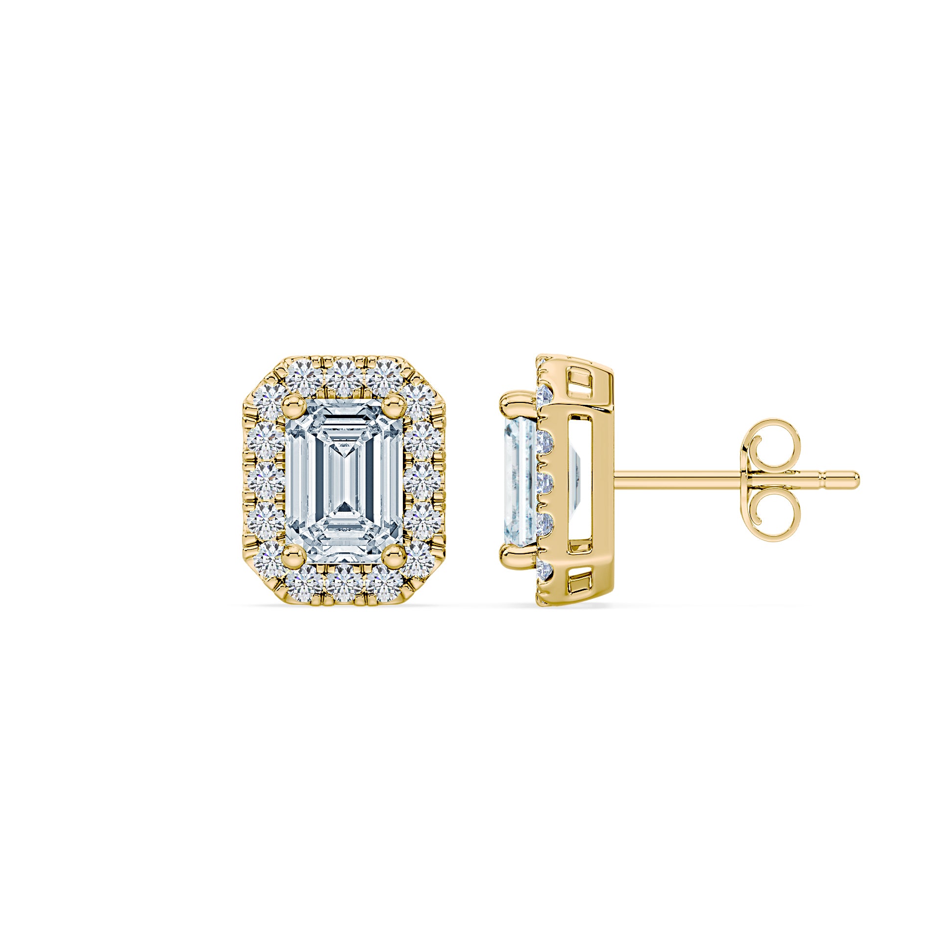 (Royal Asscher Emerald - Yellow)