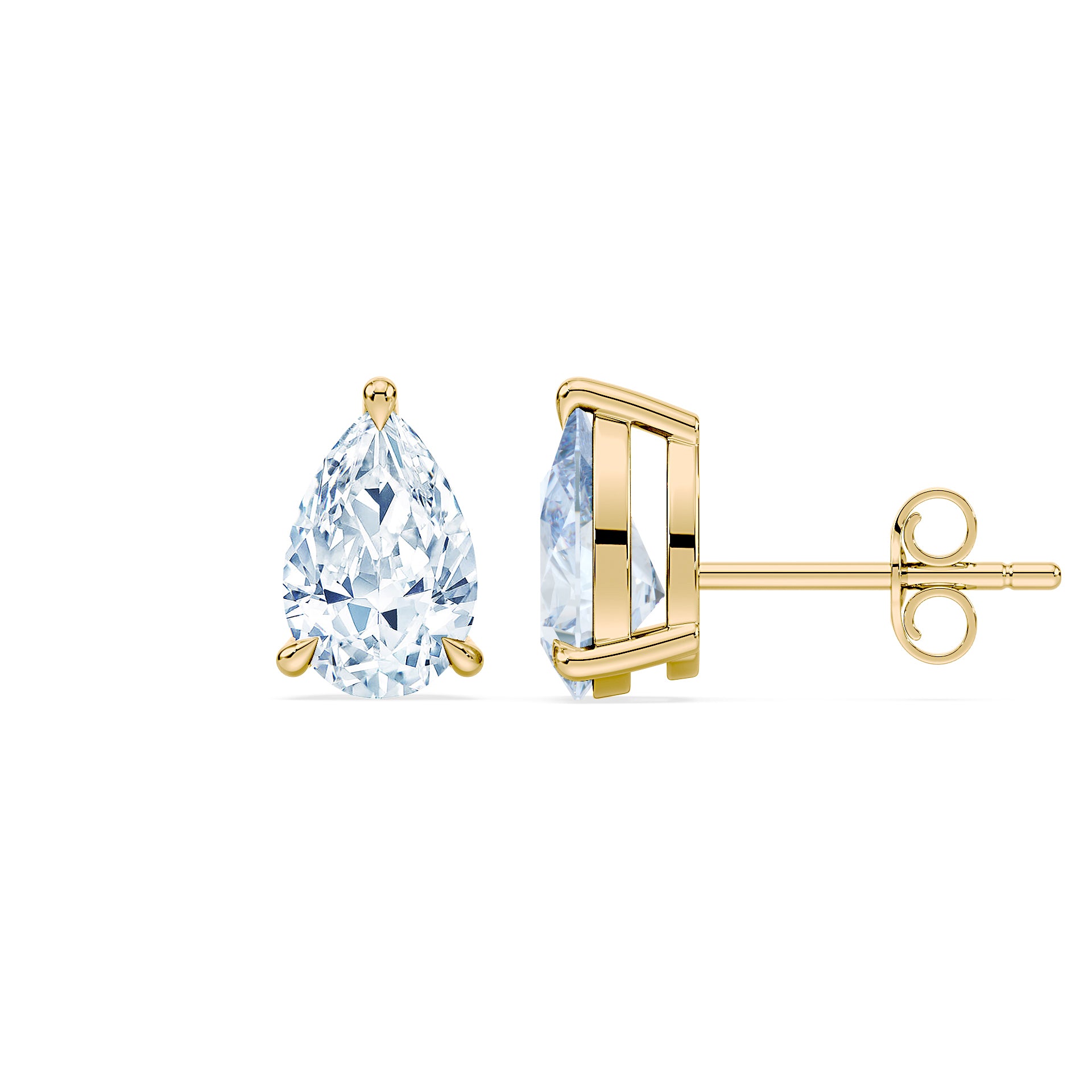 (Royal Asscher Pear - Yellow)