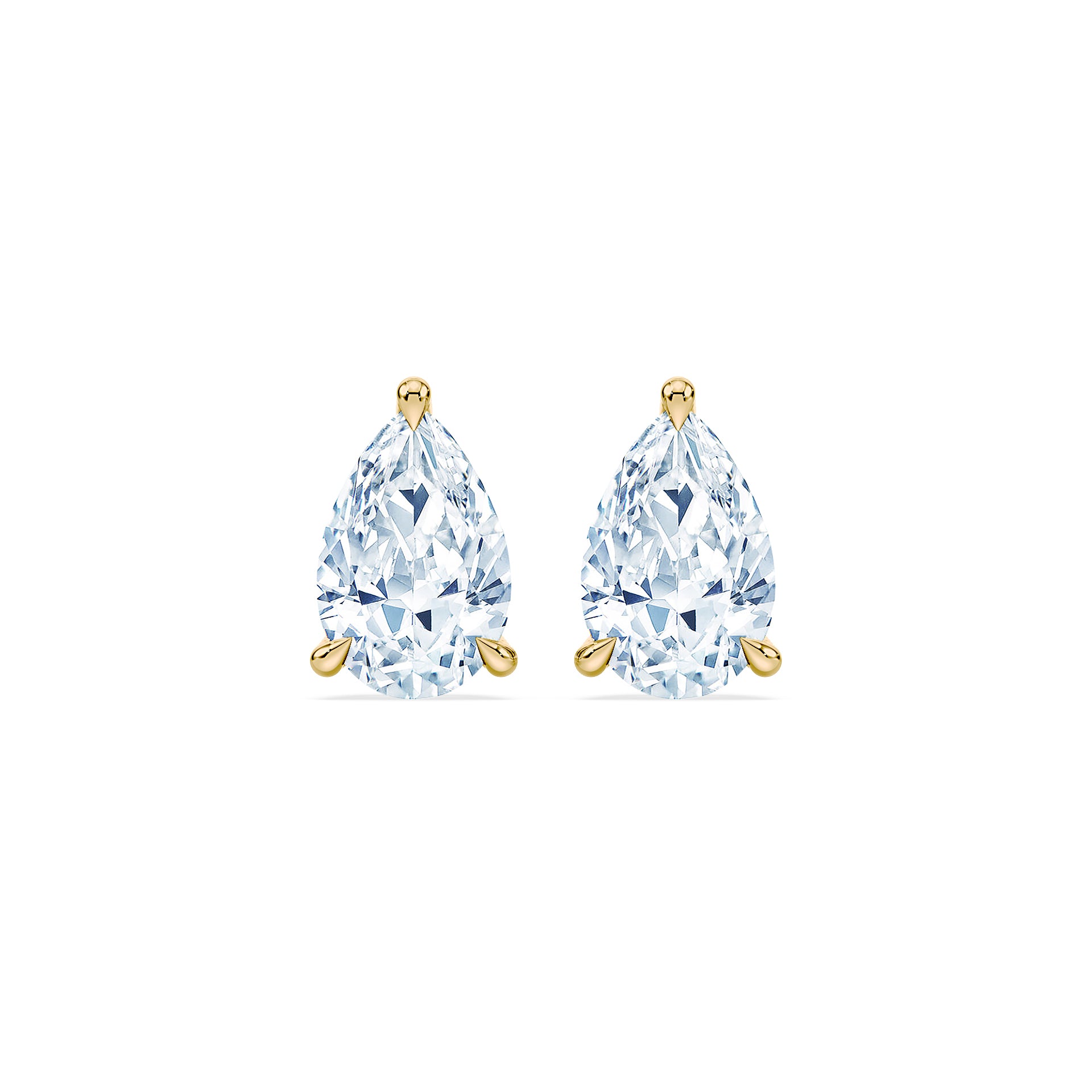 (Royal Asscher Pear - Yellow)