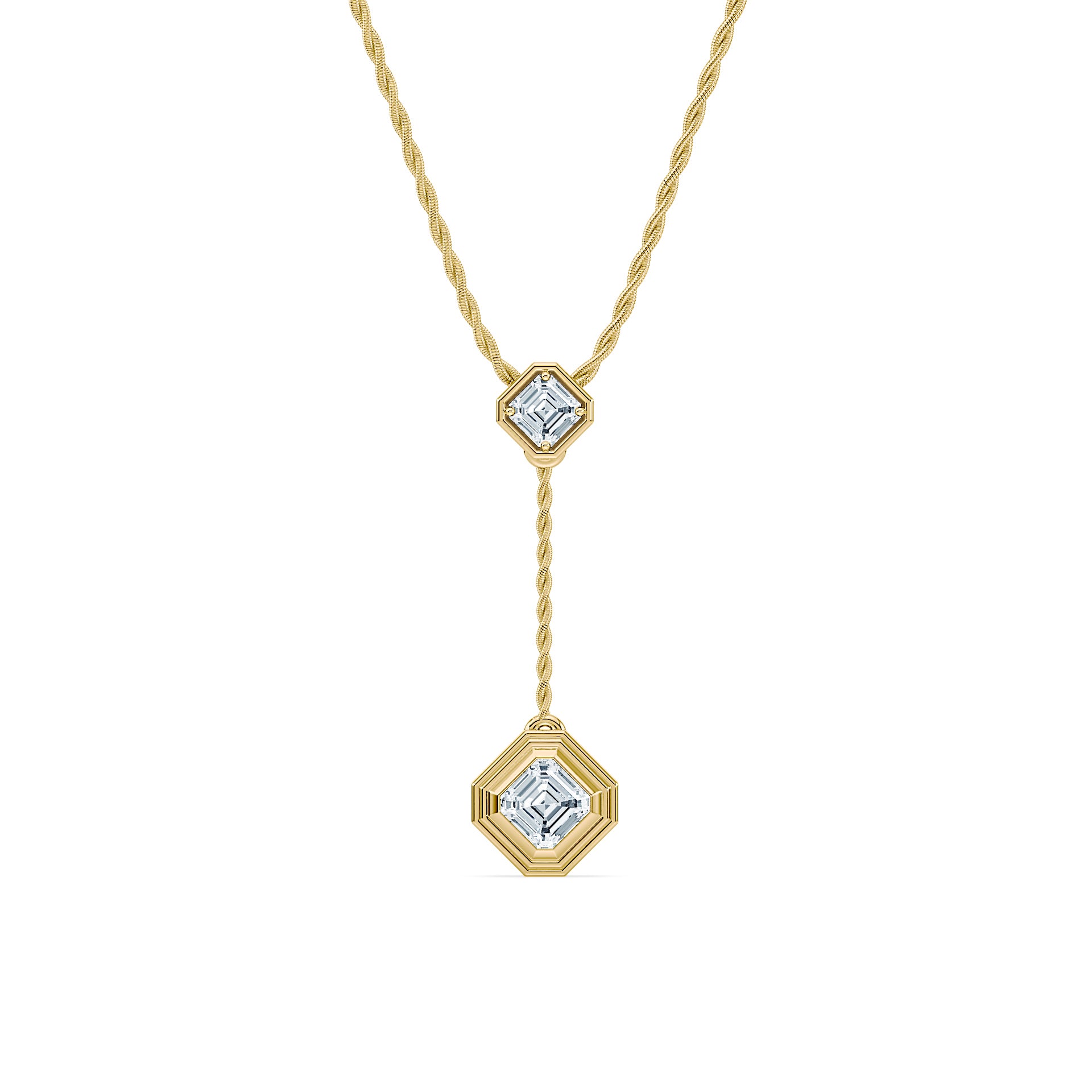 (Royal Asscher Cut - Yellow)