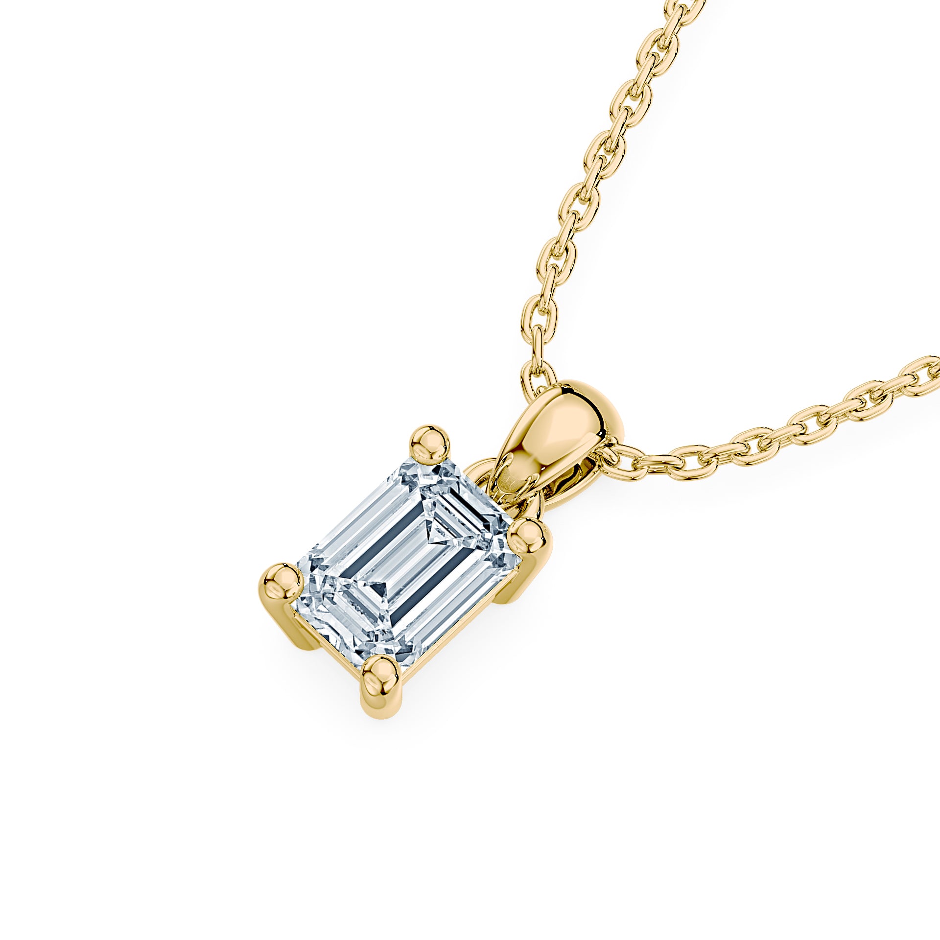 (Royal Asscher Emerald - Yellow)