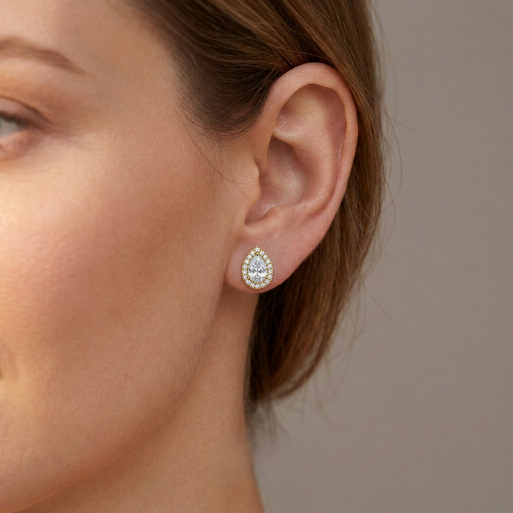 (Royal Asscher Pear - Yellow)