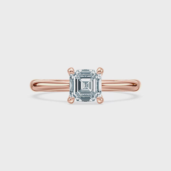 (Royal Asscher Cut - Rose - Video)