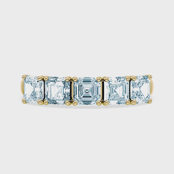 (Royal Asscher Cut - Yellow - Video)