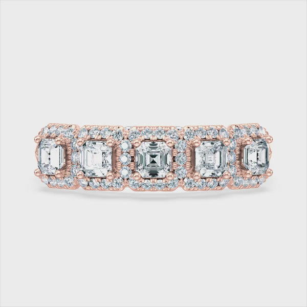 (Royal Asscher Cut - Rose - Video)