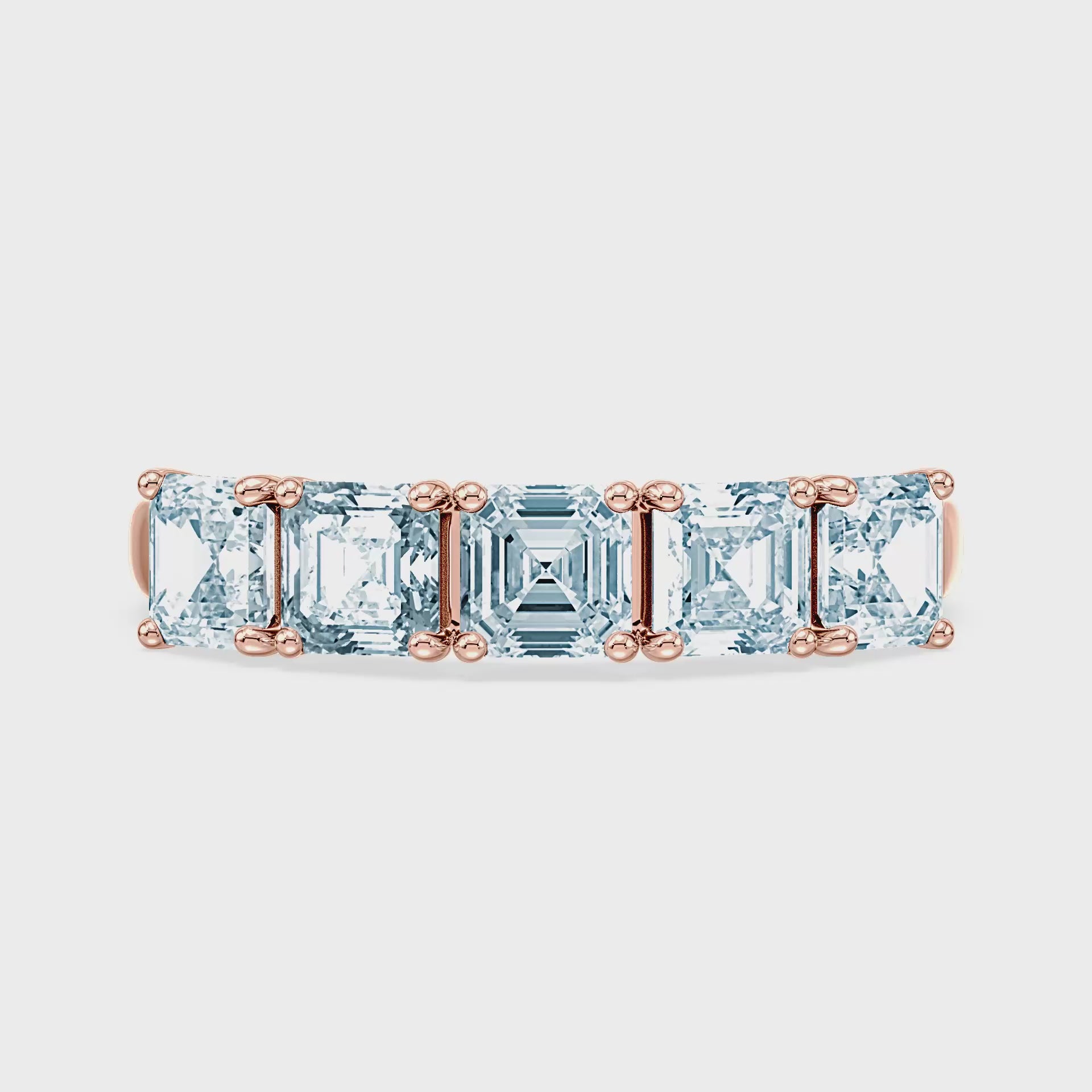 (Royal Asscher Cut - Rose - Video)