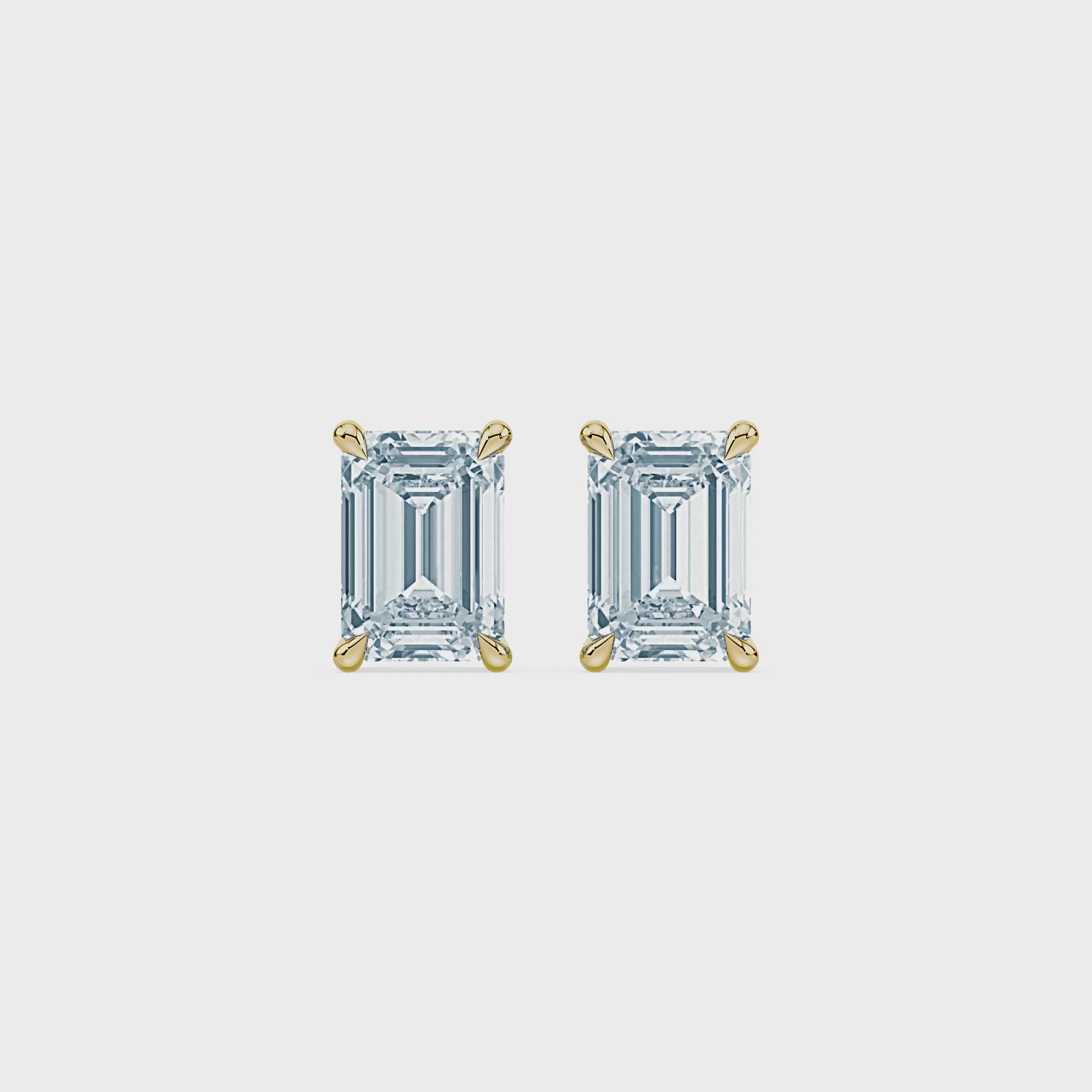 (Royal Asscher Emerald - Yellow - Video)