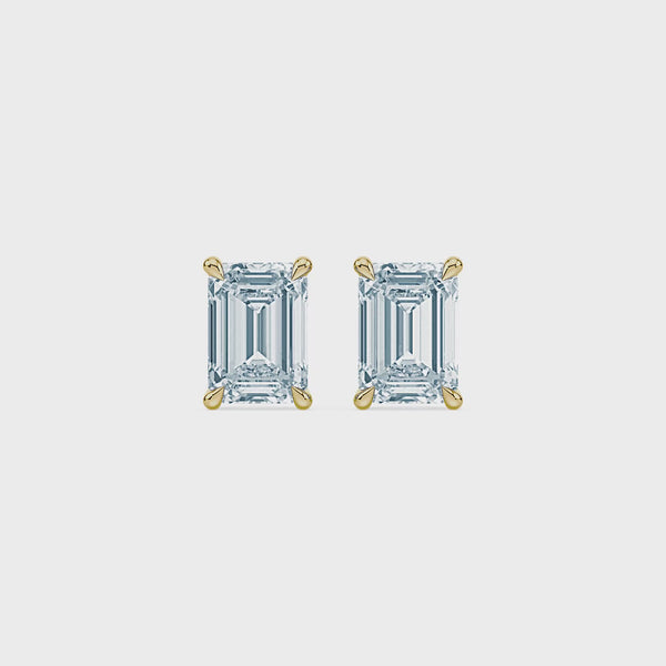 (Royal Asscher Emerald - Yellow - Video)