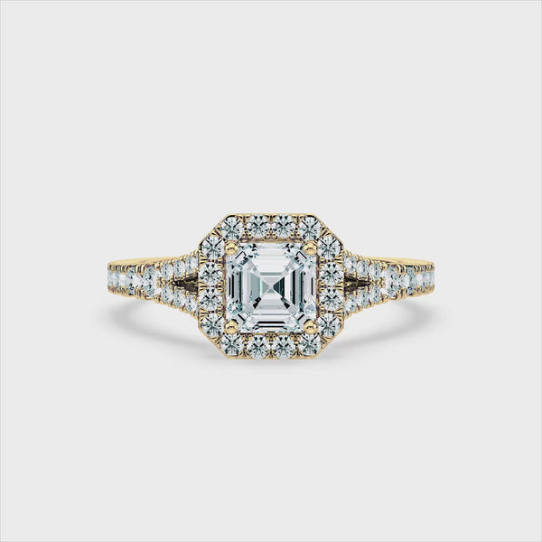 (Royal Asscher Cut - Yellow - Video)