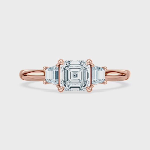 (Royal Asscher Cut - Rose - Video)