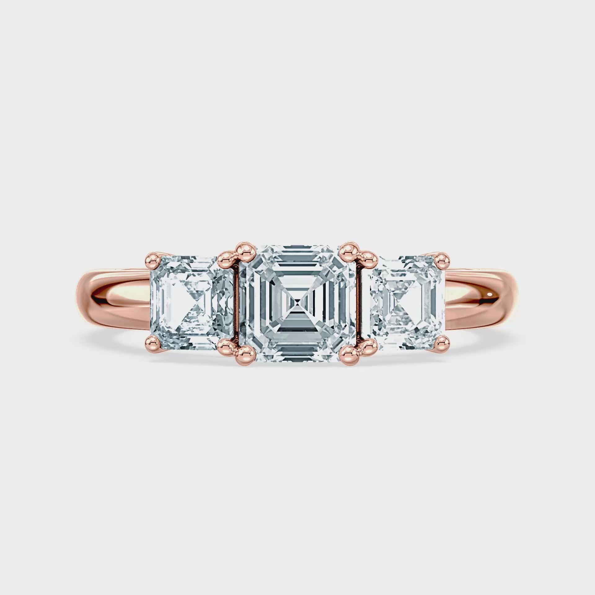 (Royal Asscher Cut - Rose - Video)