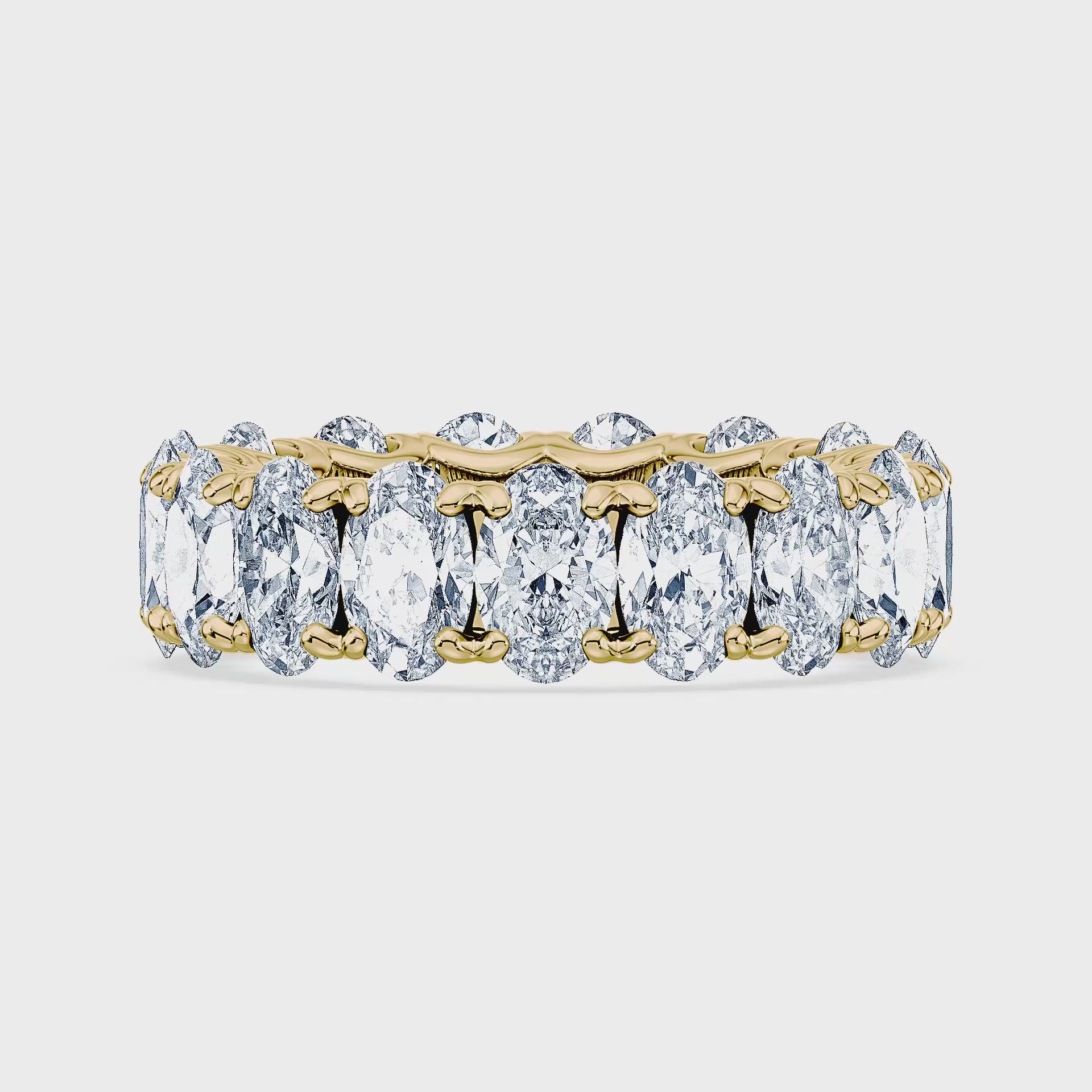 (Royal Asscher Oval - Yellow - Video)