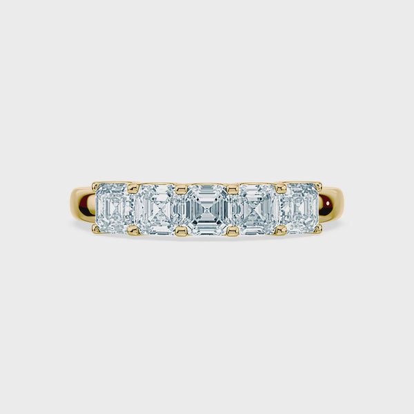 (Royal Asscher Cut - Yellow - Video)