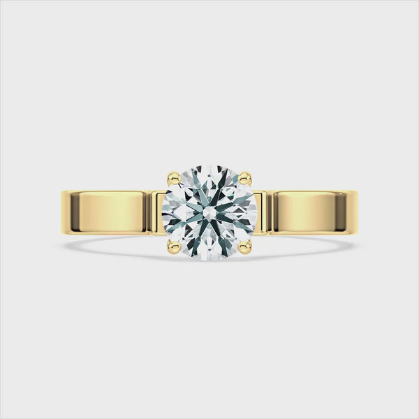 (Royal Asscher Brilliant - Yellow - Video)