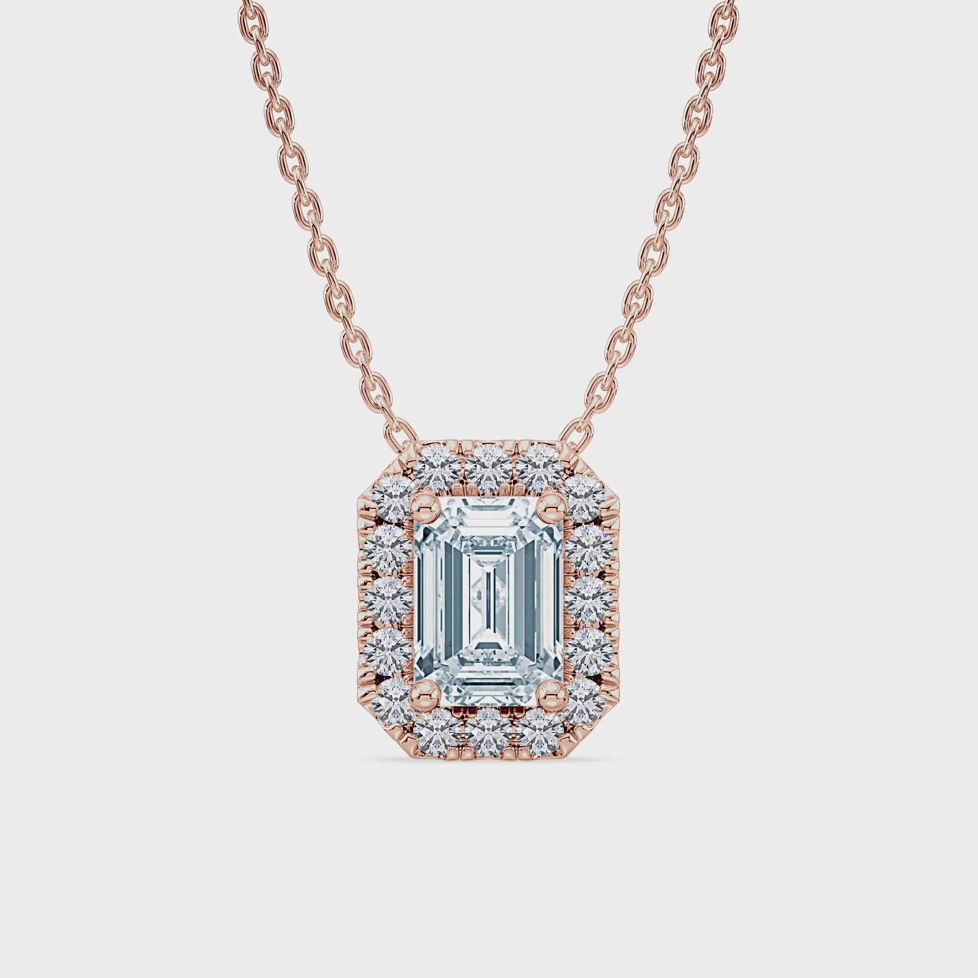 (Royal Asscher Emerald - Rose - Video)
