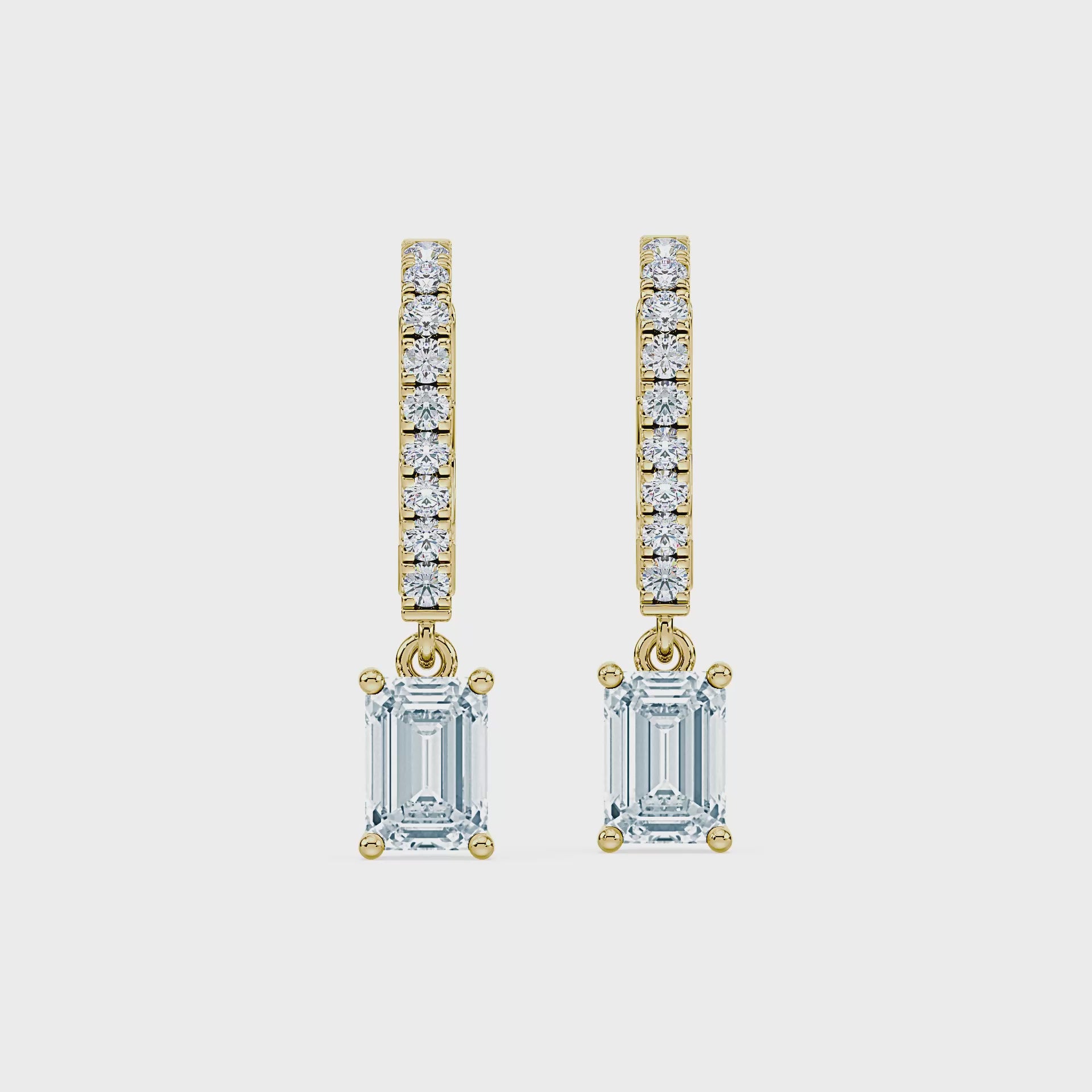 (Royal Asscher Emerald - Yellow - Video)