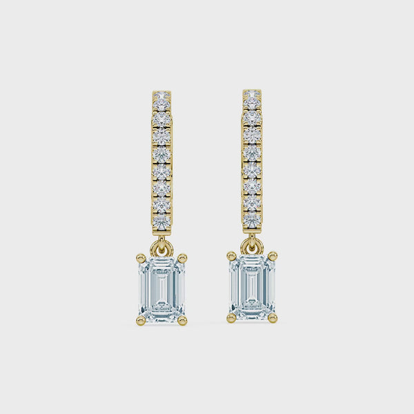 (Royal Asscher Emerald - Yellow - Video)