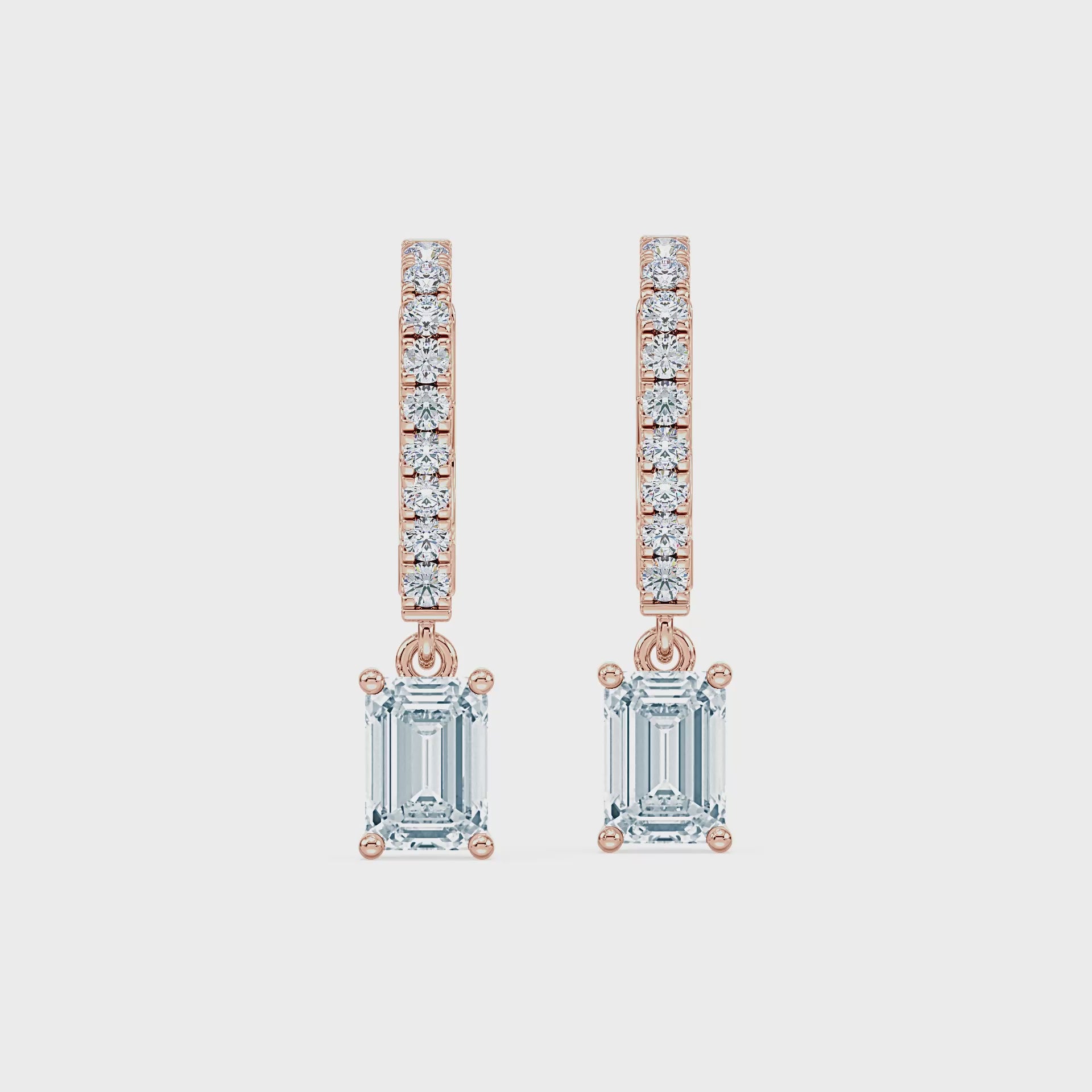 (Royal Asscher Emerald - Rose - Video)