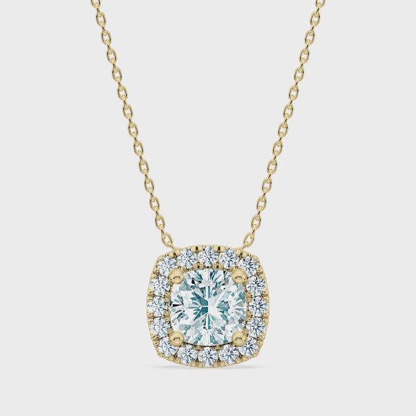 (Royal Asscher Cushion - Yellow - Video)