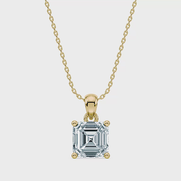 (Royal Asscher Cut - Yellow - Video)