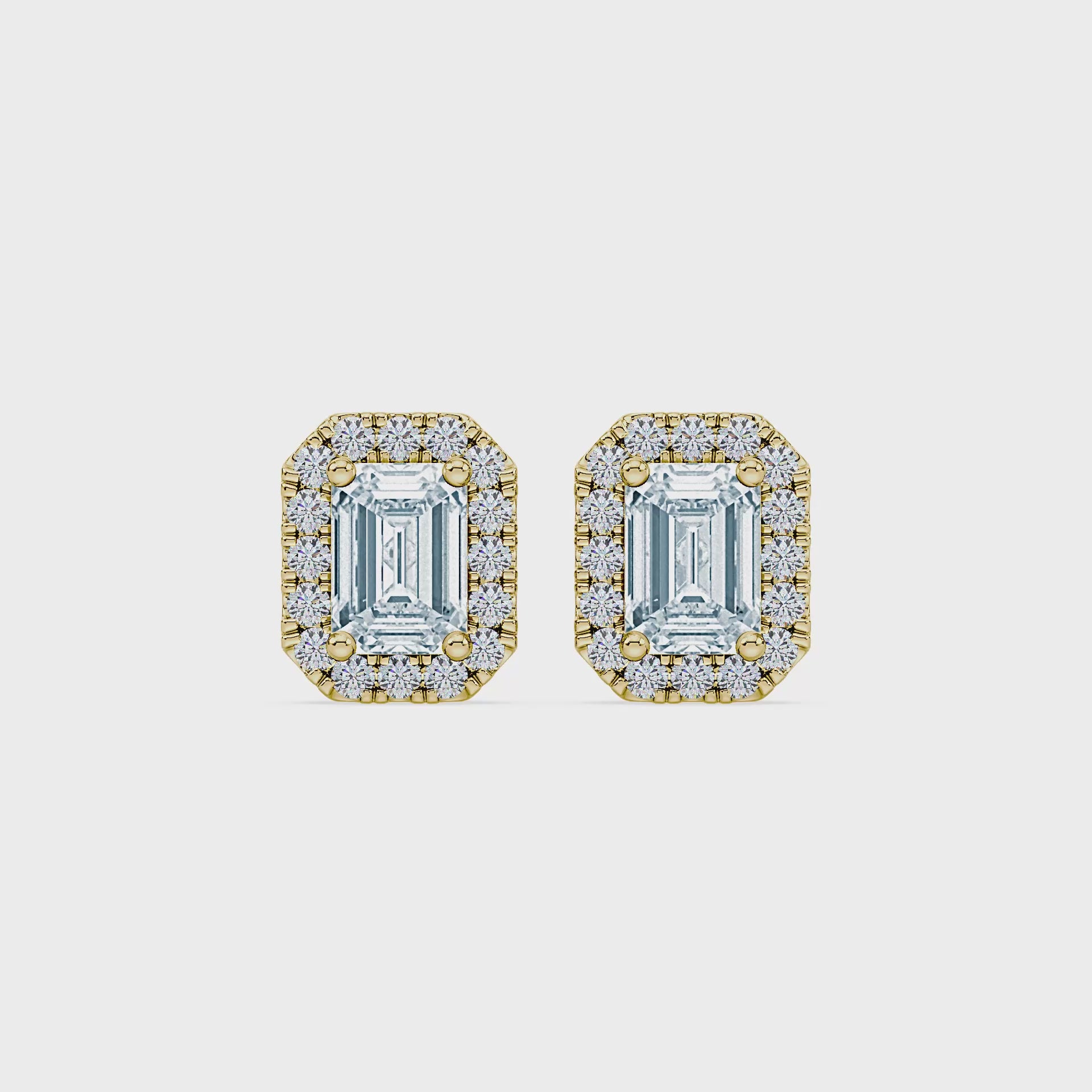 (Royal Asscher Emerald - Yellow - Video)