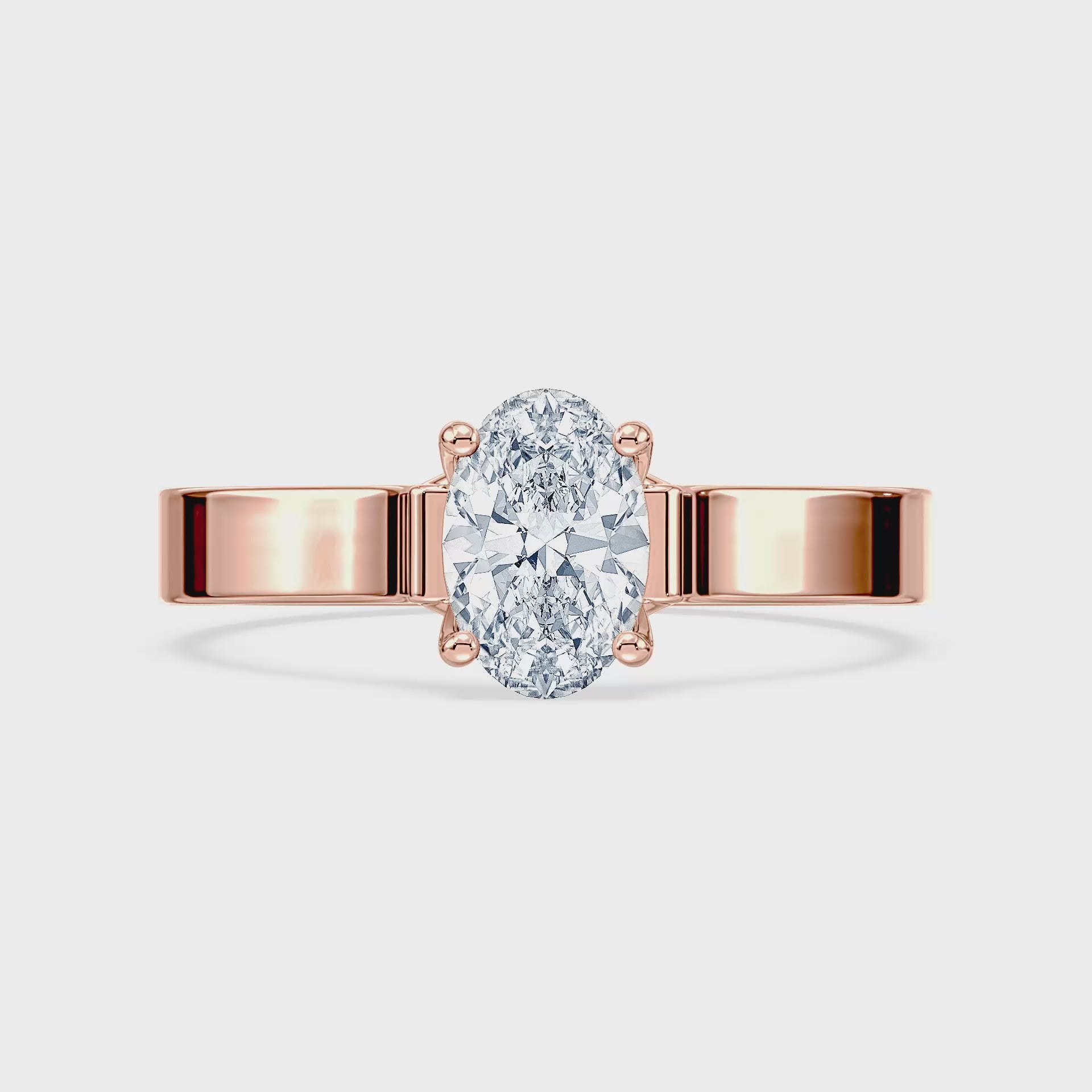 (Royal Asscher Oval - Rose - Video)