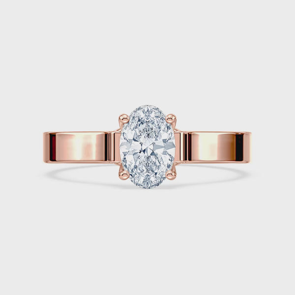 (Royal Asscher Oval - Rose - Video)