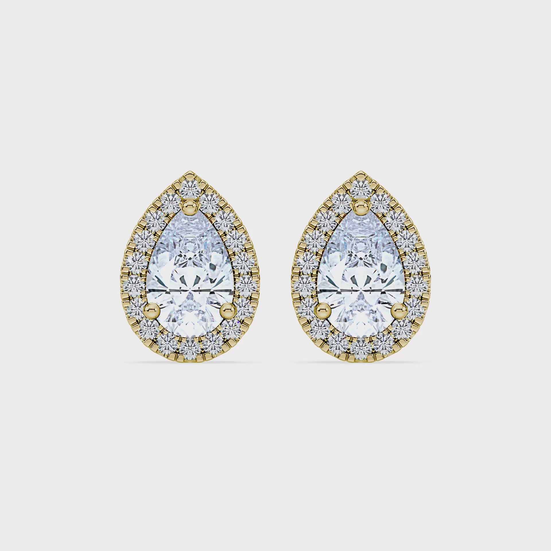 (Royal Asscher Pear - Yellow - Video)
