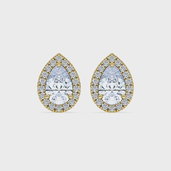 (Royal Asscher Pear - Yellow - Video)