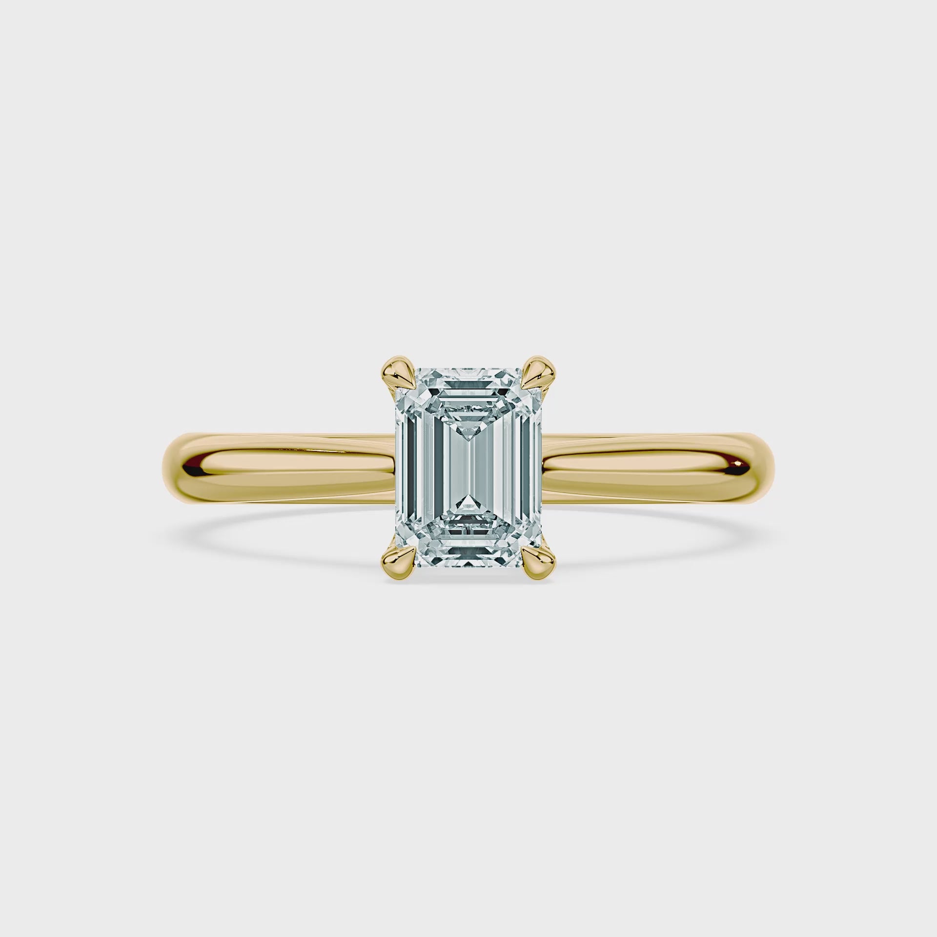 (Royal Asscher Emerald - Yellow)