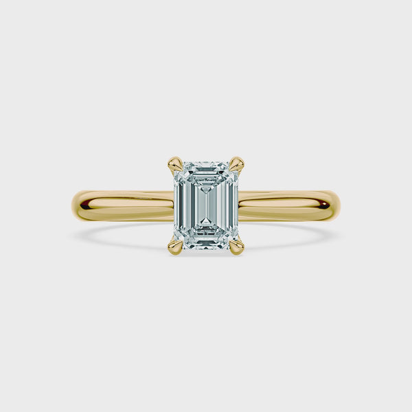 (Royal Asscher Emerald - Yellow)