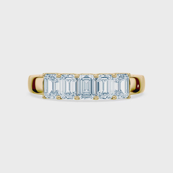 (Royal Asscher Emerald - Yellow - Video)