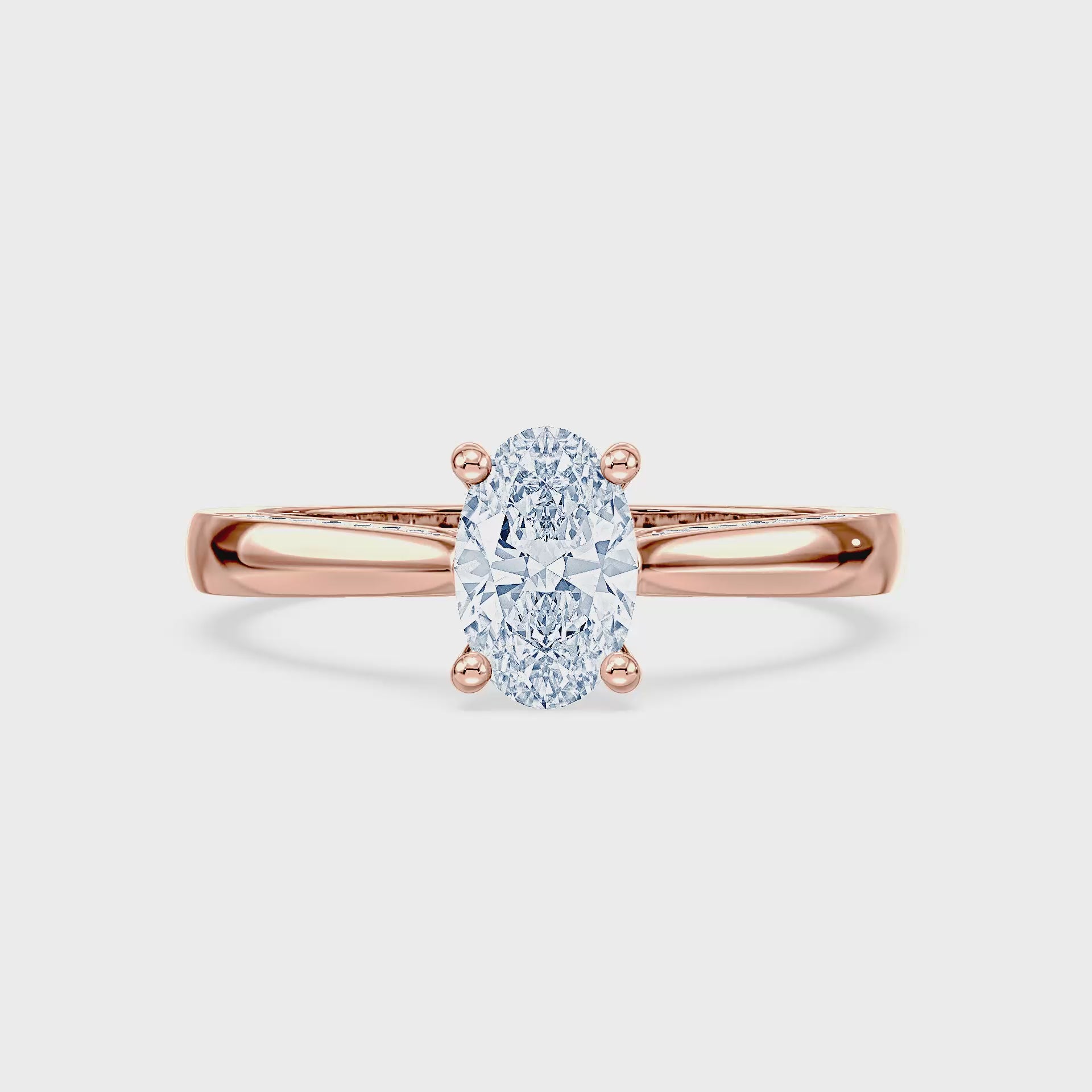 (Royal Asscher Oval - Rose - Video)