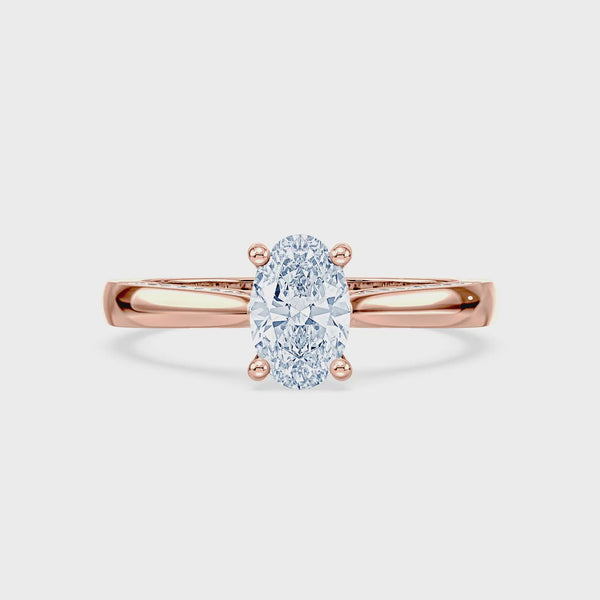 (Royal Asscher Oval - Rose - Video)