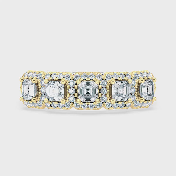 (Royal Asscher Cut - Yellow - Video)