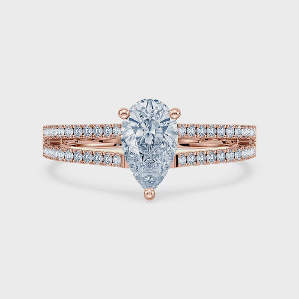 (Royal Asscher Pear - Rose - Video)