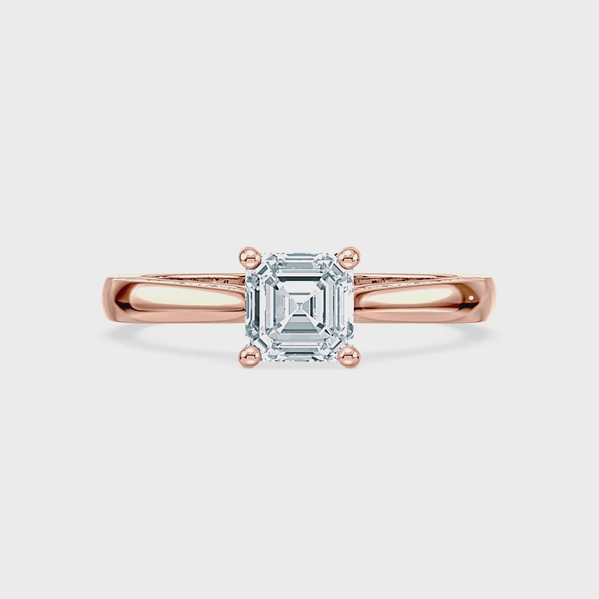 (Royal Asscher Cut - Rose - Video)