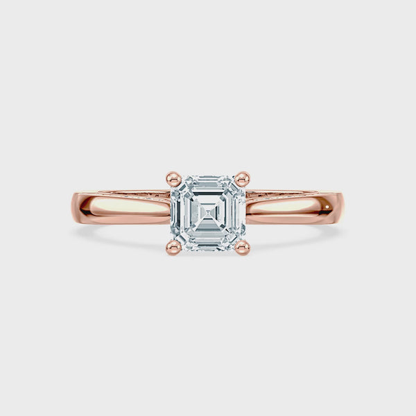 (Royal Asscher Cut - Rose - Video)