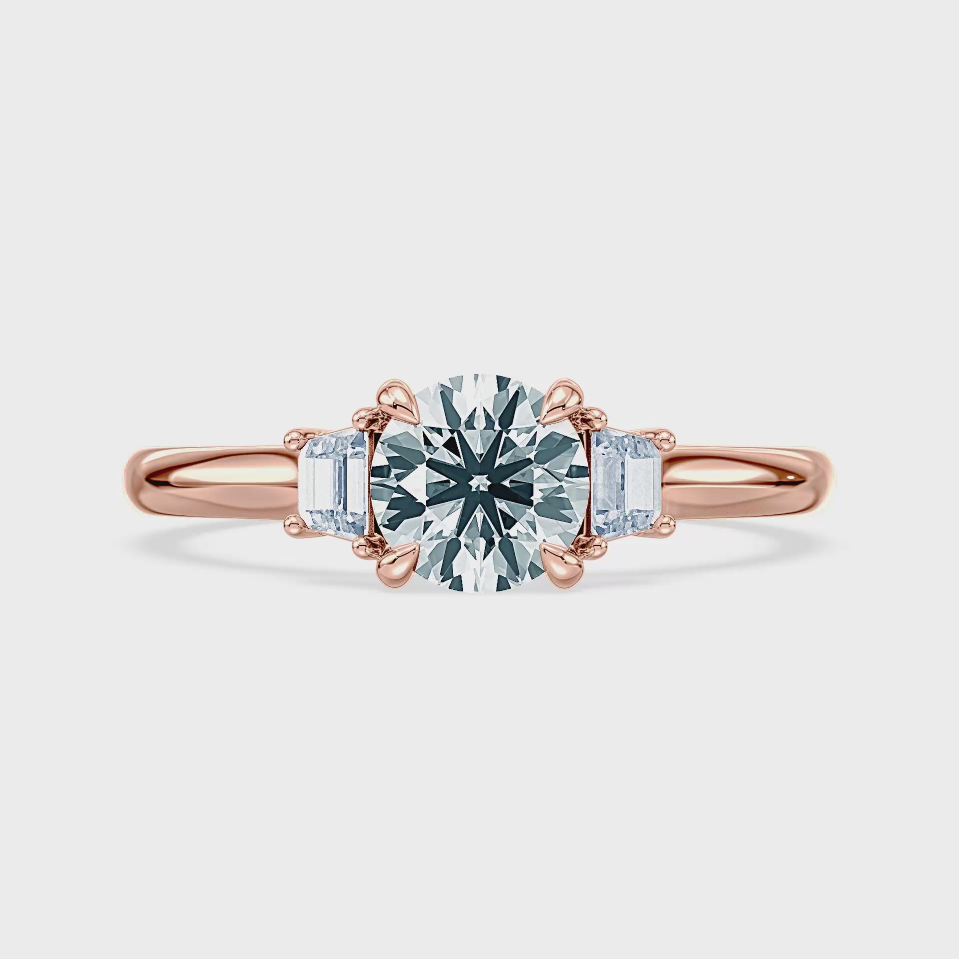 (Royal Asscher Brilliant - Rose - Video)